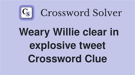 tweets crossword clue